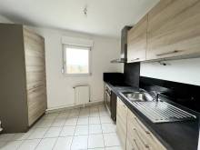 Cuisine d'appartement T4 de 84 m2 avec balcon Kembs proche de la frontière SUISSE